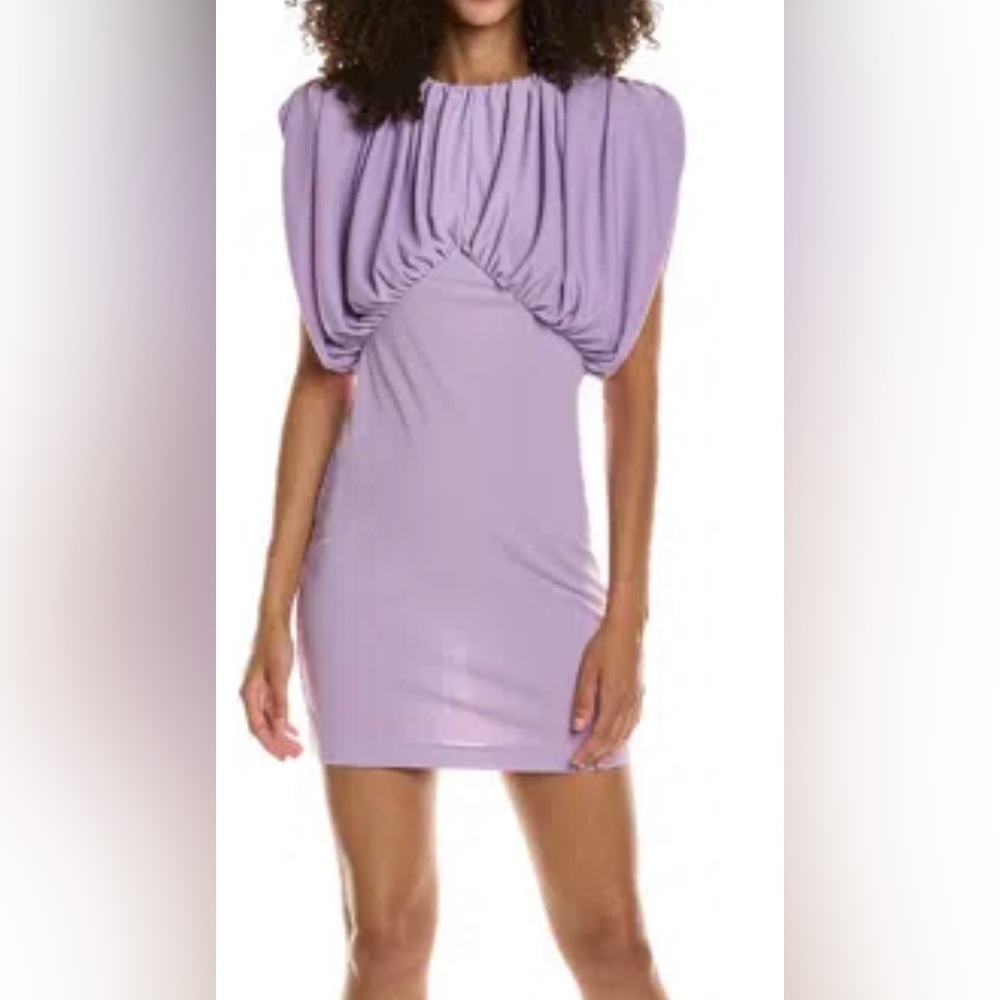 Retail $398 NWT RONNY KOBO Kelly Mini Dress In Purple Lavender Dress